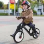Bicicleta de Equilibrio con Pedales y Ruedas Entrenamiento Extraíbles de Asiento Regulable 33-38cm Niños +24 Meses Carga 25kg Ne