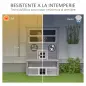 Caseta para Gatos de Madera Exterior Casa Grande para Gatos de 3 Pisos con Múltiples Entradas Ventanas y 2 Plataformas para Terr Caseta para Gatos de Madera Exterior Casa Grande para Gatos de 3 Pisos con Múltiples Entradas Ventanas y 2 Plataformas para Terr