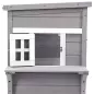 Caseta para Gatos de Madera Exterior Casa Grande para Gatos de 3 Pisos con Múltiples Entradas Ventanas y 2 Plataformas para Terr Caseta para Gatos de Madera Exterior Casa Grande para Gatos de 3 Pisos con Múltiples Entradas Ventanas y 2 Plataformas para Terr