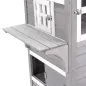 Caseta para Gatos de Madera Exterior Casa Grande para Gatos de 3 Pisos con Múltiples Entradas Ventanas y 2 Plataformas para Terr Caseta para Gatos de Madera Exterior Casa Grande para Gatos de 3 Pisos con Múltiples Entradas Ventanas y 2 Plataformas para Terr