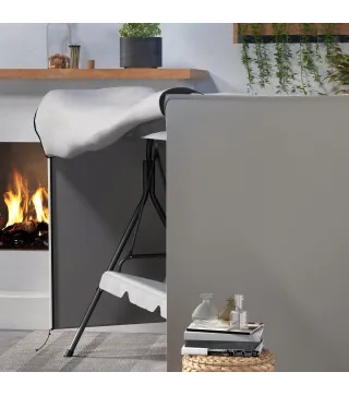 Funda para Balancín de Jardín con Cremallera Cubierta para Muebles de Exterior 205x124x164 cm Gris Claro