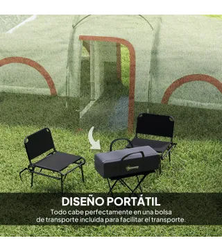 Tienda de Campaña Familiar para 4-6 Personas Impermeable con Dormitorios Independientes 435x251x195 cm Gris y Blanco