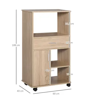 Carro de Cocina para Microondas