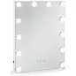 Espejo de Maquillaje Estilo Hollywood Espejo de Tocador Táctil con 12 Luces LED Ajustables 41,5x13,5x51 cm Blanco