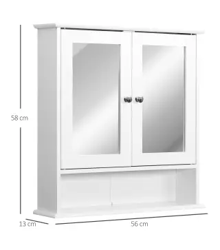 Armario de Baño con Espejo de Pared