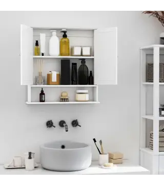 Armario de Baño con Espejo de Pared