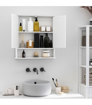 Armario de Baño con Espejo de Pared