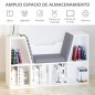 Estantería Librería con Asiento Estantería Librería con Asiento