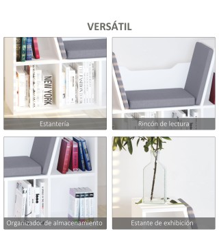 Estantería Librería con Asiento