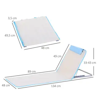 Conjunto de 2 Esterillas de Playa