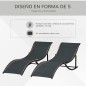 Set de 2 Tumbonas Plegables Set de 2 Tumbonas Plegables