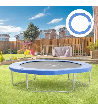 Cubierta de Protección Acolchada Borde de Seguridad para Trampolines Cama Elástica con Diámetro Ø305 cm Azul