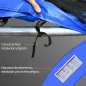 Cubierta de Protección Acolchada Borde de Seguridad para Trampolines Cama Elástica con Diámetro Ø305 cm Azul