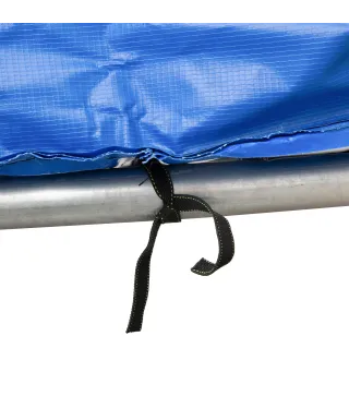 Cubierta de Protección Acolchada Borde de Seguridad para Trampolines Cama Elástica con Diámetro Ø305 cm Azul