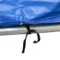 Cubierta de Protección Acolchada Borde de Seguridad para Trampolines Cama Elástica con Diámetro Ø305 cm Azul