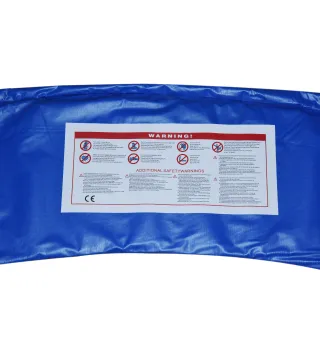 Cubierta de Protección Acolchada Borde de Seguridad para Trampolines Cama Elástica con Diámetro Ø305 cm Azul