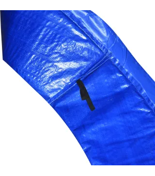 Cubierta de Protección Acolchada Borde de Seguridad para Trampolines Cama Elástica con Diámetro Ø305 cm Azul