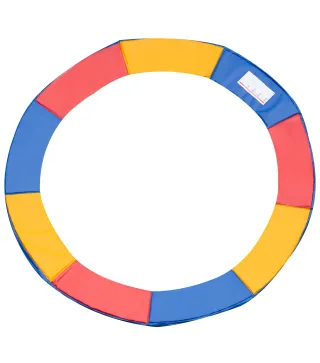 Cubierta de Protección Acolchada Borde de Seguridad para Trampolines Cama Elástica con Diámetro Ø305 cm Multicolor