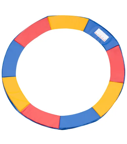 Cubierta de Protección Acolchada Borde de Seguridad para Trampolines Cama Elástica con Diámetro Ø305 cm Multicolor
