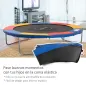 Cubierta de Protección Acolchada Borde de Seguridad para Trampolines Cama Elástica con Diámetro Ø305 cm Multicolor