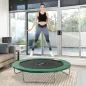 Cubierta de Protección Acolchada Borde de Seguridad para Trampolines Cama Elástica con Diámetro Ø305 cm Verde