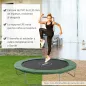 Cubierta de Protección Acolchada Borde de Seguridad para Trampolines Cama Elástica con Diámetro Ø305 cm Verde