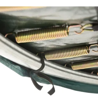 Cubierta de Protección Acolchada Borde de Seguridad para Trampolines Cama Elástica con Diámetro Ø305 cm Verde