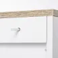 Aparador de Salón Mueble Buffet con 3 Puertas y Estantes Ajustables para Cocina Comedor Estilo Nórdico 90x30x90 cm Blanco