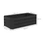 Juego de 2 Jardineras Exterior Grandes de Acero Galvanizado Huertos Urbanos para Terraza Jardín 100x50x30 cm Negro Juego de 2 Jardineras Exterior Grandes de Acero Galvanizado Huertos Urbanos para Terraza Jardín 100x50x30 cm Negro