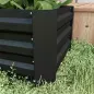 Juego de 2 Jardineras Exterior Grandes de Acero Galvanizado Huertos Urbanos para Terraza Jardín 100x50x30 cm Negro Juego de 2 Jardineras Exterior Grandes de Acero Galvanizado Huertos Urbanos para Terraza Jardín 100x50x30 cm Negro