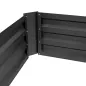 Juego de 2 Jardineras Exterior Grandes de Acero Galvanizado Huertos Urbanos para Terraza Jardín 100x50x30 cm Negro Juego de 2 Jardineras Exterior Grandes de Acero Galvanizado Huertos Urbanos para Terraza Jardín 100x50x30 cm Negro