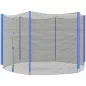Red de Trampolín Redondo Ø244 cm para Exterior con Anti-UV y Puerta con Cremallera para 6 Postes Rectos Azul Red de Trampolín Redondo Ø244 cm para Exterior con Anti-UV y Puerta con Cremallera para 6 Postes Rectos Azul