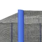 Red de Trampolín Redondo Ø244 cm para Exterior con Anti-UV y Puerta con Cremallera para 6 Postes Rectos Azul