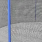Red de Trampolín Redondo Ø244 cm para Exterior con Anti-UV y Puerta con Cremallera para 6 Postes Rectos Azul