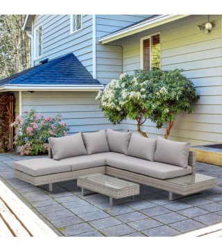 Conjunto de Muebles de Ratán