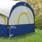 Tienda de Campaña Familiar para 4-6 Personas Impermeable con Dormitorios Independientes 435x251x195 cm Azul y Blanco
