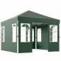 Carpa Plegable 3x3 m Pop-up con UPF50+ 4 Laterales Desmontables Altura Ajustable y Bolsa de Transporte Verde