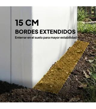 Garaje Exterior para Coche 3x6 m Impermeable con Tejido PE Resistente Marco de Metal Galvanizado UPF 30+ Blanco