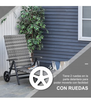 Tumbona de Ratán