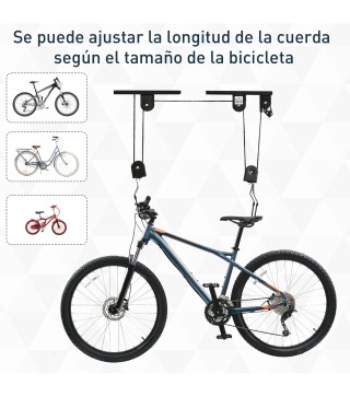 Elevador para Bicicleta al Techo
