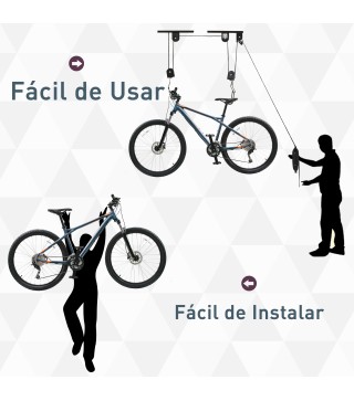 Elevador para Bicicleta al Techo