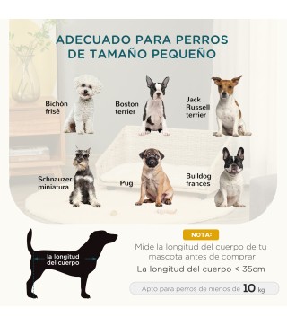 Sofá Cama de Mimbre para Mascotas
