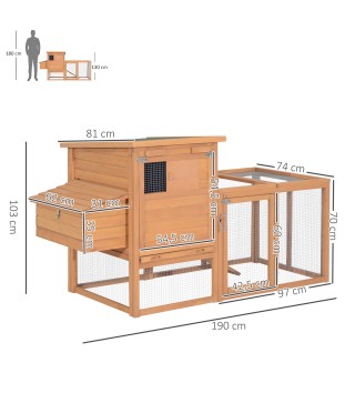 Gallinero de Madera