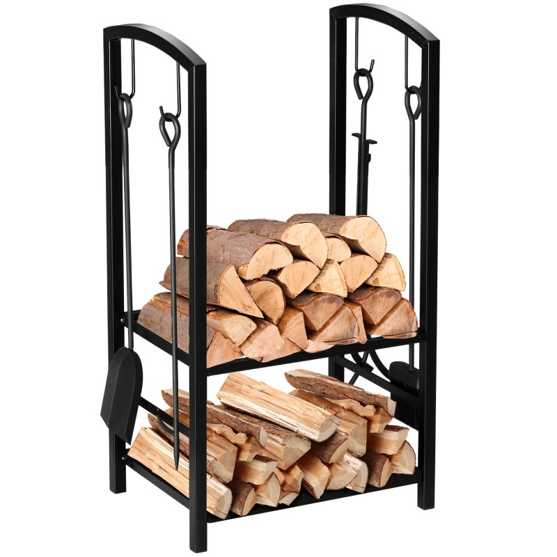Estante para Leña de Chimenea Estante para Leña de Chimenea