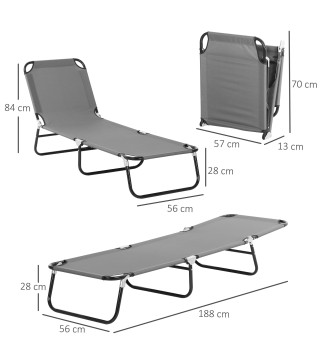 Tumbona Plegable