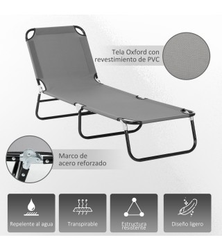 Tumbona Plegable