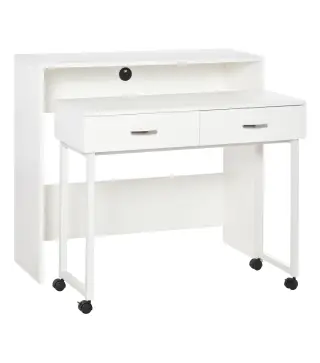 Conjunto de 2 Escritorios Apilables