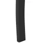 Banco de Exterior de Metal de 2 Plazas con Reposabrazos Carga 240 kg para Patio Terraza 127x58x82 cm Negro Banco de Exterior de Metal de 2 Plazas con Reposabrazos Carga 240 kg para Patio Terraza 127x58x82 cm Negro