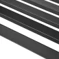 Banco de Exterior de Metal de 2 Plazas con Reposabrazos Carga 240 kg para Patio Terraza 127x58x82 cm Negro Banco de Exterior de Metal de 2 Plazas con Reposabrazos Carga 240 kg para Patio Terraza 127x58x82 cm Negro