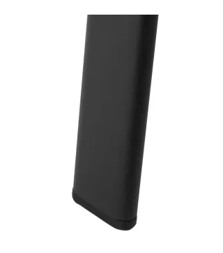 Mesa de Cristal de Jardín con Agujero para Sombrilla Mesa para Comer Redonda con Marco de Acero para Exterior Terraza Balcón Ø10